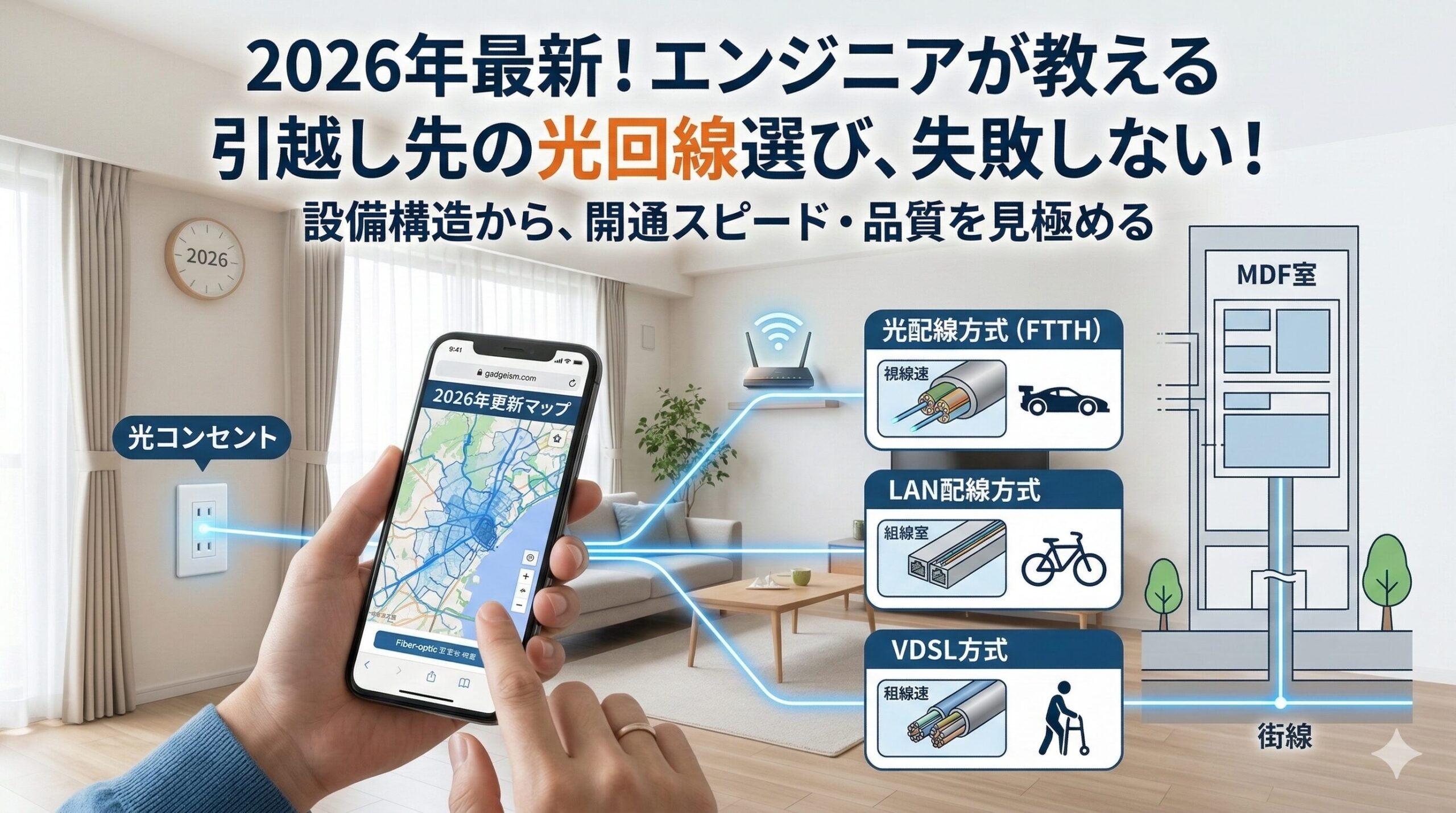 引越し先でどの光回線を選ぶべきか｜開通スピード・品質・コストをエンジニアが設計視点で比較【2026】