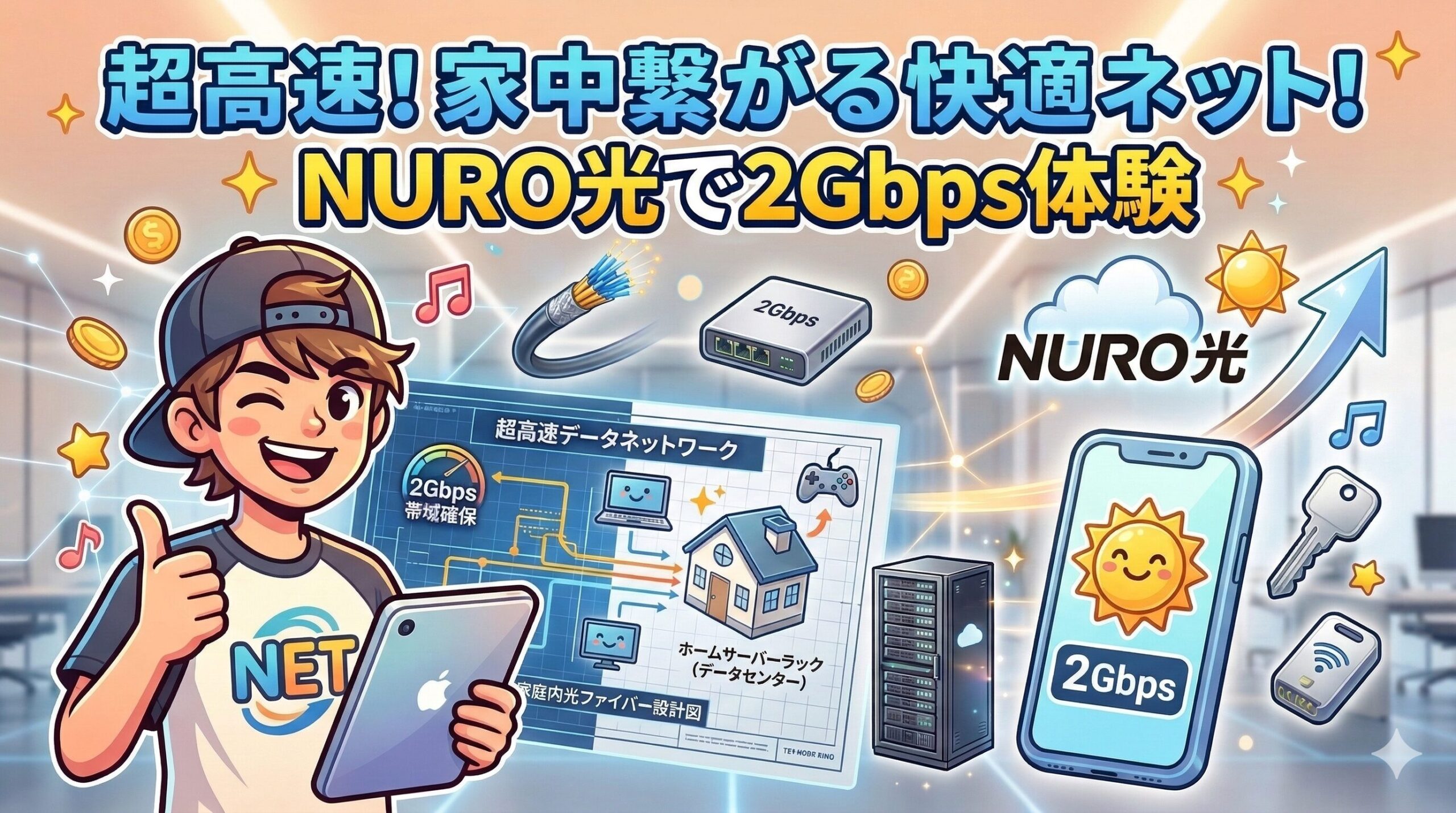 NURO光の評判は本当か｜速度・安定性・デメリットをネットワーク構造から正直に評価する